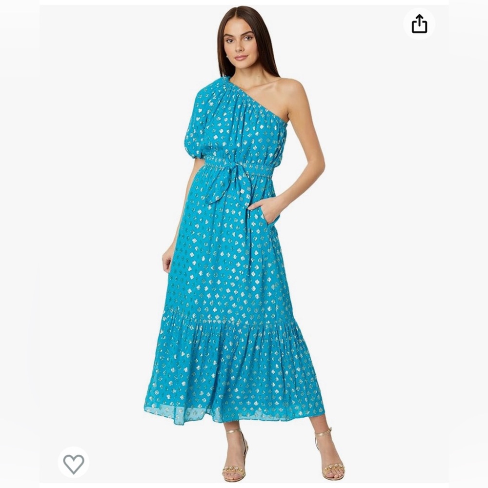 Lilly Pulitzer Zelalynn One Shoulder Maxi